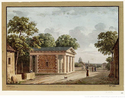 Barrière de Lourcine par Palaiseau - 1819
